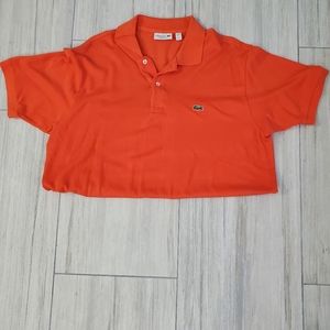Orange Lacoste Polo XL